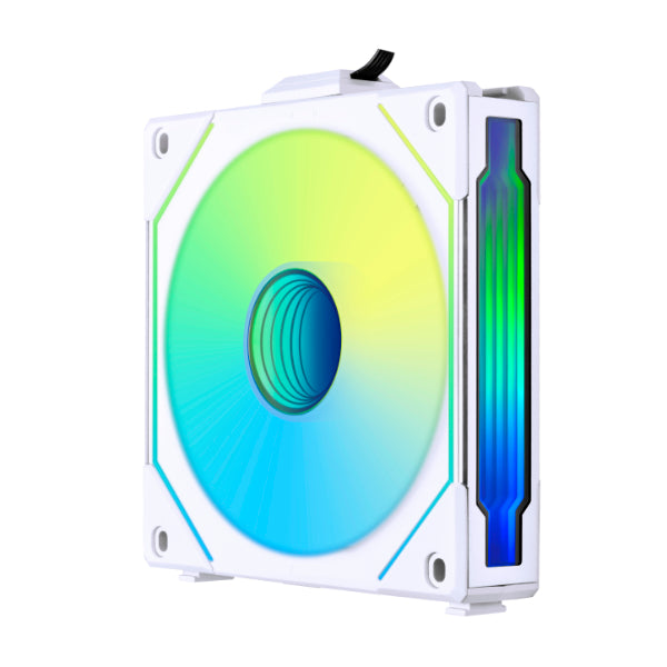 Lian Li 聯力 UNI FAN R12SL LED WIRELESS 120mm Reverse Blade反向扇葉 積木風扇 黑 / 白 Single / 3 Pack