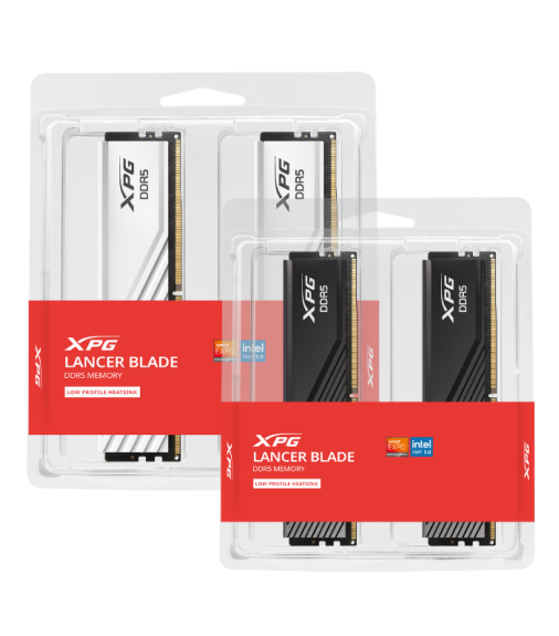 【父親節獻禮】ADATA XPG Lancer Blade DDR5 RAM 記憶體 KIT 32GB(16GBx2) 5600 / 6000MHz 黑/白