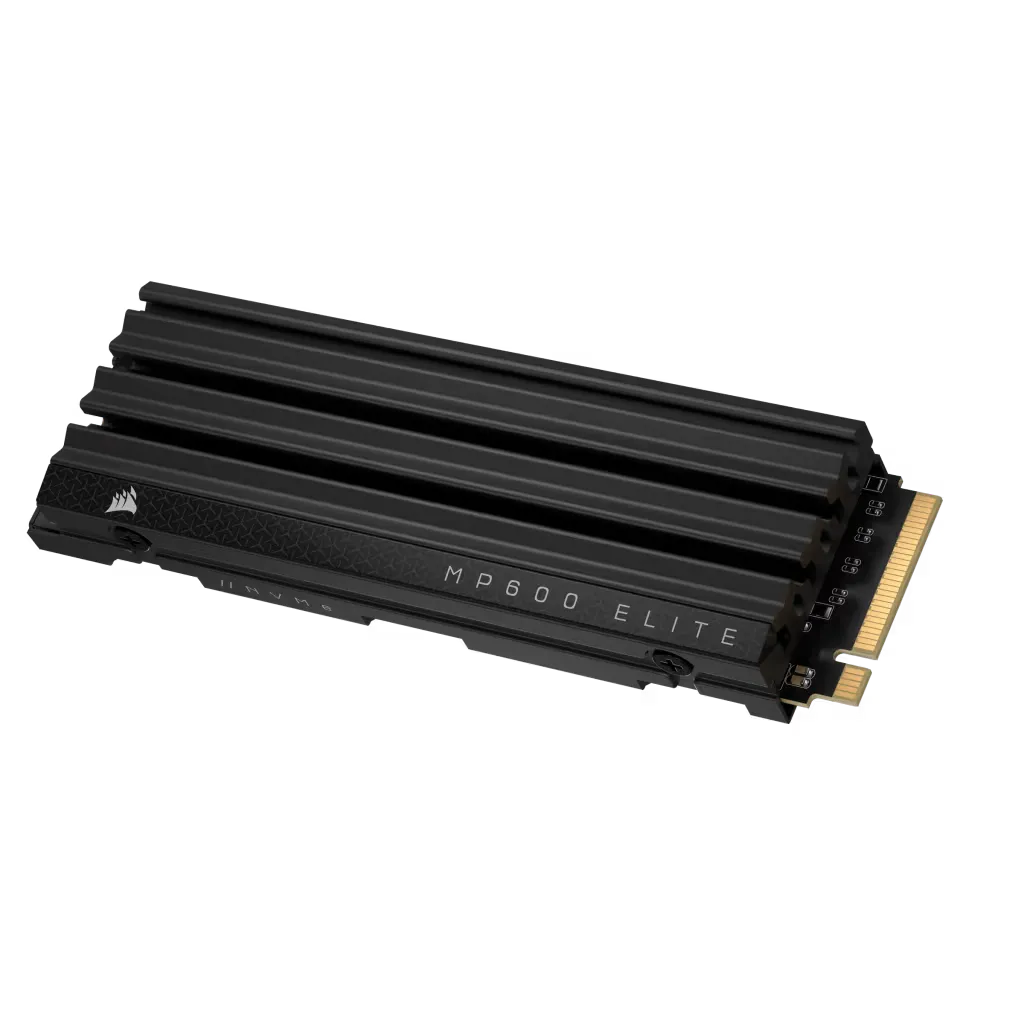 CORSAIR MP600 ELITE PCIe Gen4 x4 NVMe 1.4 M.2 SSD with Heatsink - PS5* Compatible (CO-SSD-F1000GBMP600ENH/ CO-SSD-F2000GBMP600ENH