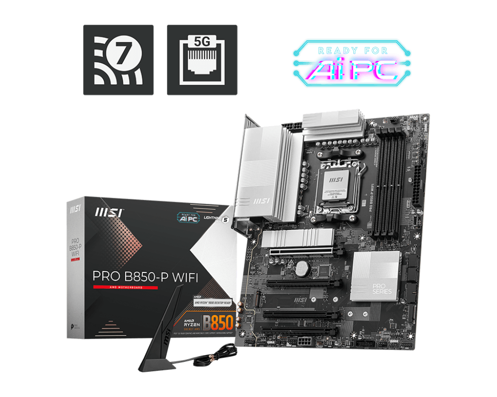 MSI 微星 PRO B850M-P MATX WIFI 主機底板