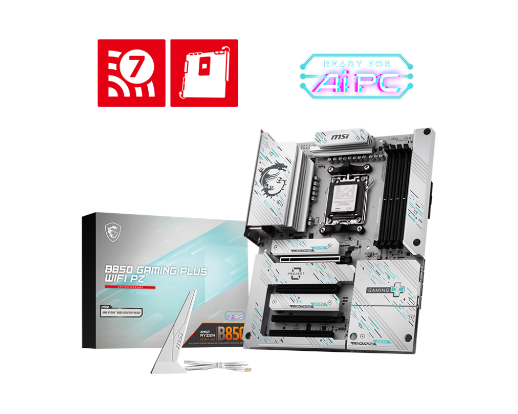 MSI 微星 B850 GAMING PLUS WIFI ATX PZ 主機底板