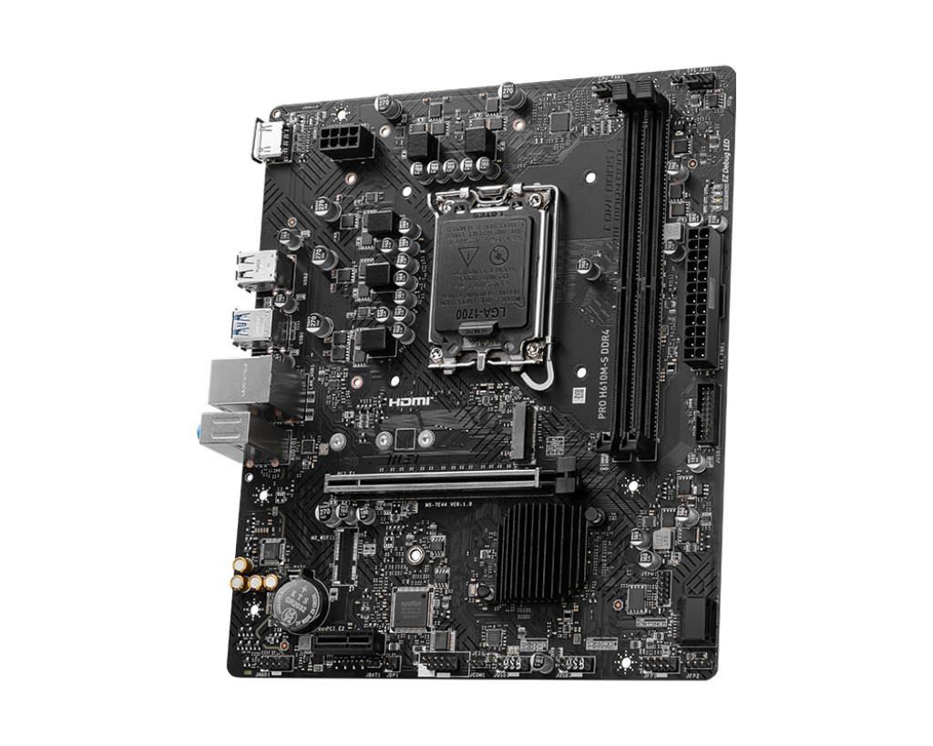 【父親節獻禮】MSI 微星 PRO H610M-S D4 Micro-ATX 主機板 (DDR4)