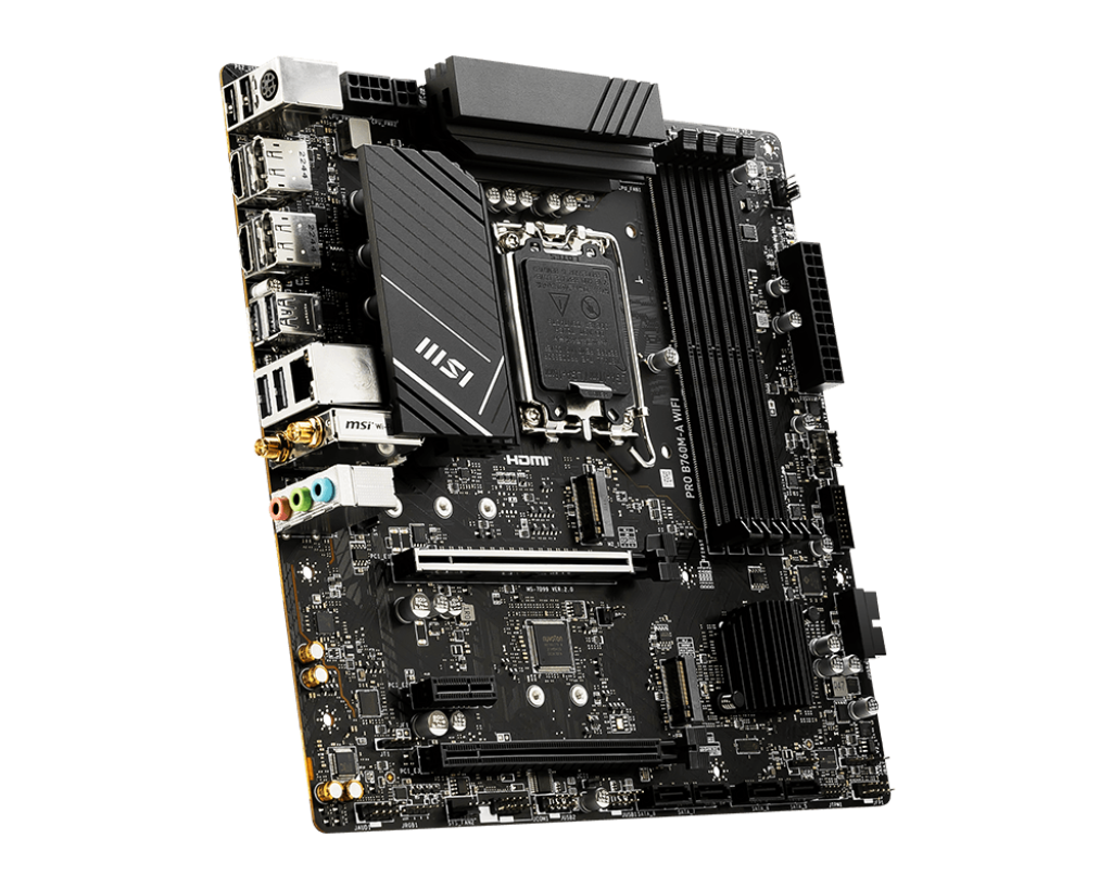 MSI 微星 PRO B760M-A WIFI Micro-ATX 主機板 (DDR5)