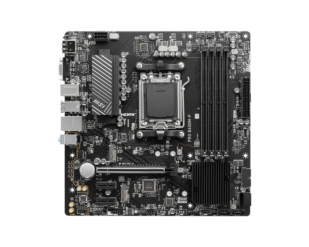 MSI 微星 PRO B650M-P MATX 白色主機板 (DDR5)