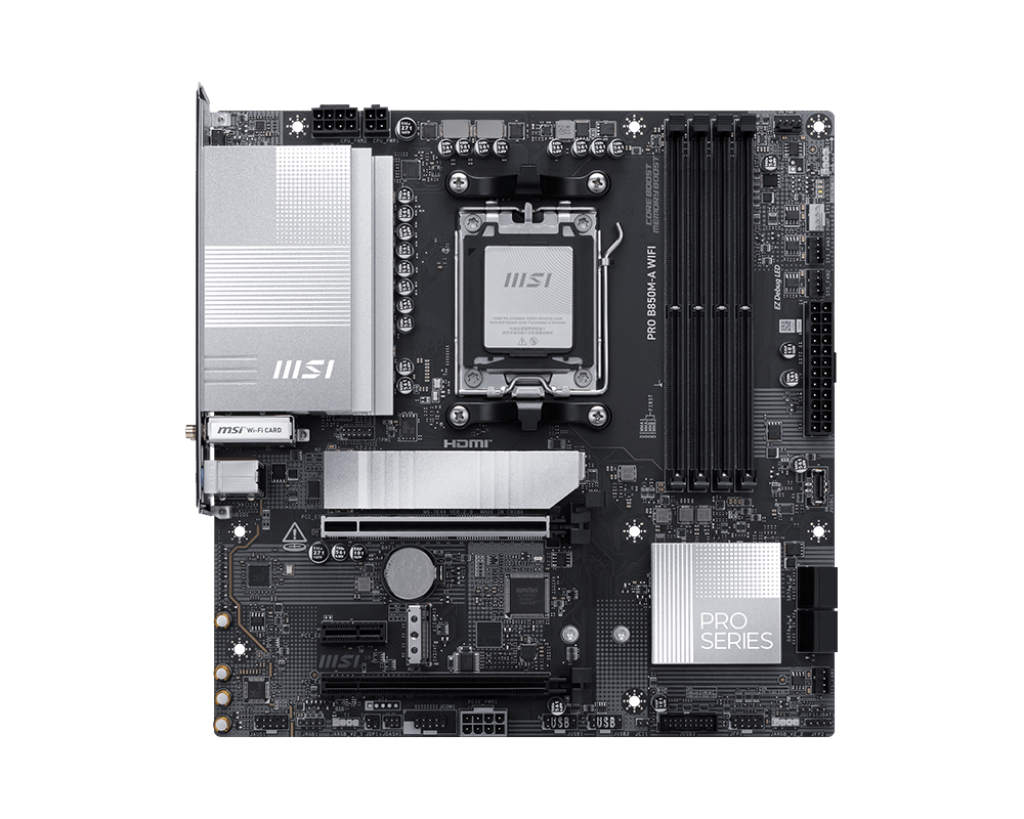 MSI 微星 PRO B850M-A WIFI MATX 主機底板