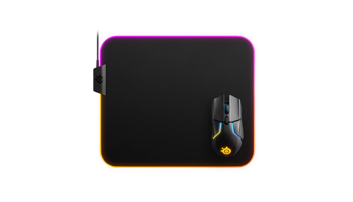 SteelSeries QcK Prism Cloth RGB 布質滑鼠墊 - Medium