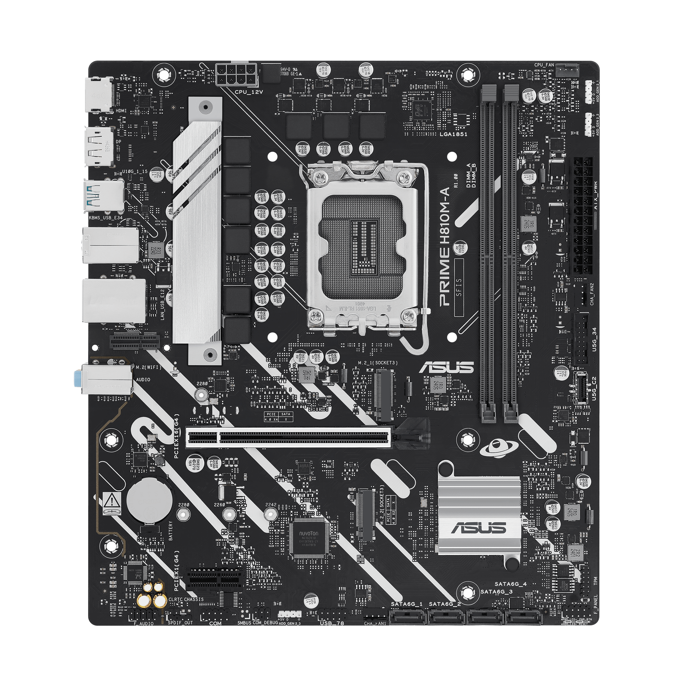 ASUS 華碩 PRIME H810M-A-CSM MATX 主機板