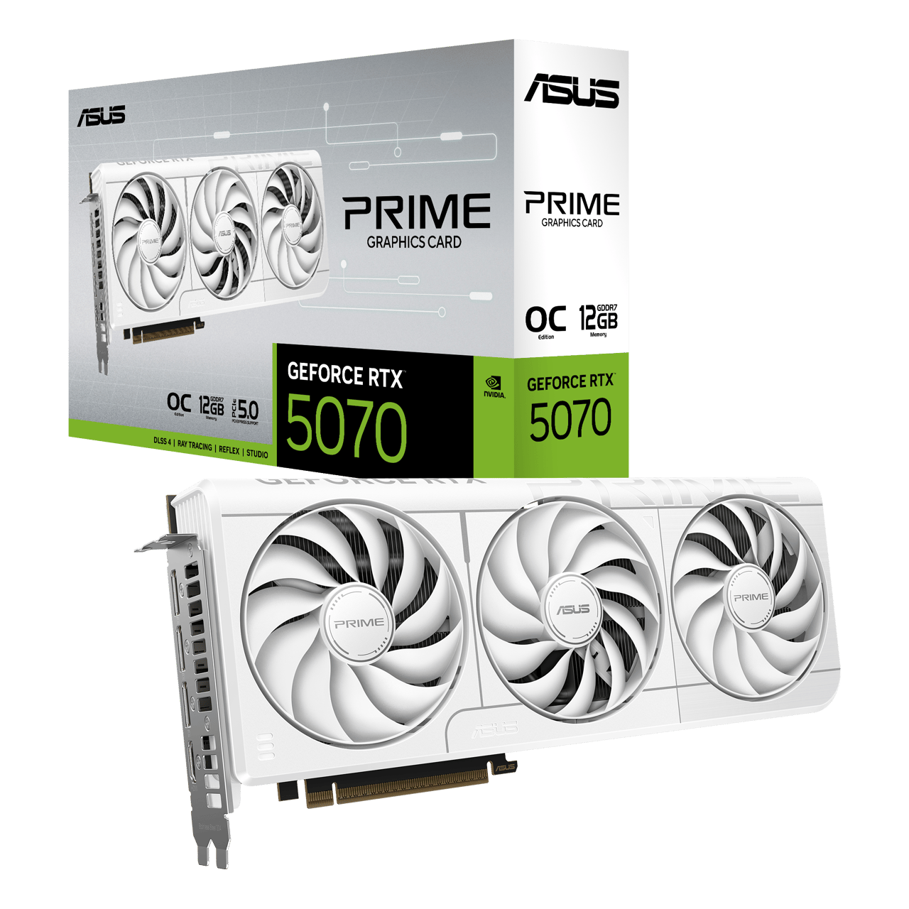 ASUS 華碩 PRIME GeForce RTX 5070 12GB White OC 顯示卡
