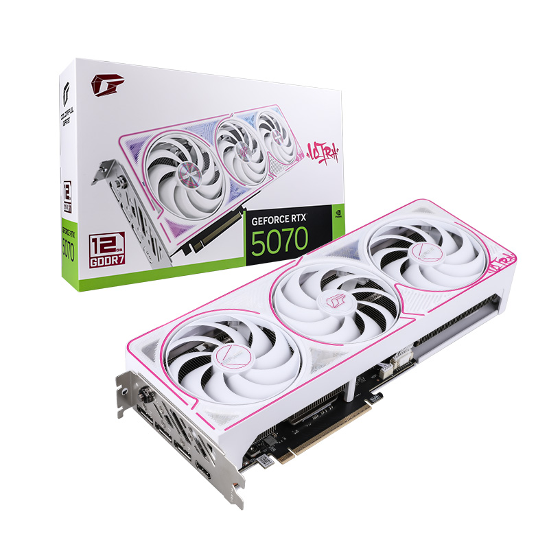 Colorful iGame GeForce RTX 5070 Ultra W OC 12GB 顯示卡 - 白色