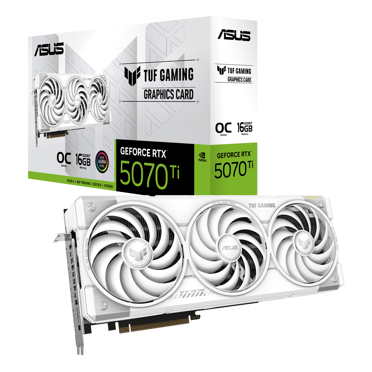 ASUS 華碩 TUF Gaming GeForce RTX 5070 Ti 16GB OC WHITE 顯示卡
