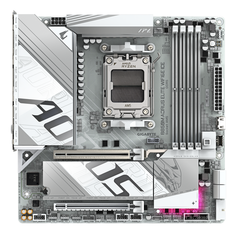 Gigabyte 技嘉 B850M AORUS ELITE WIFI6E ICE MATX 主機底板
