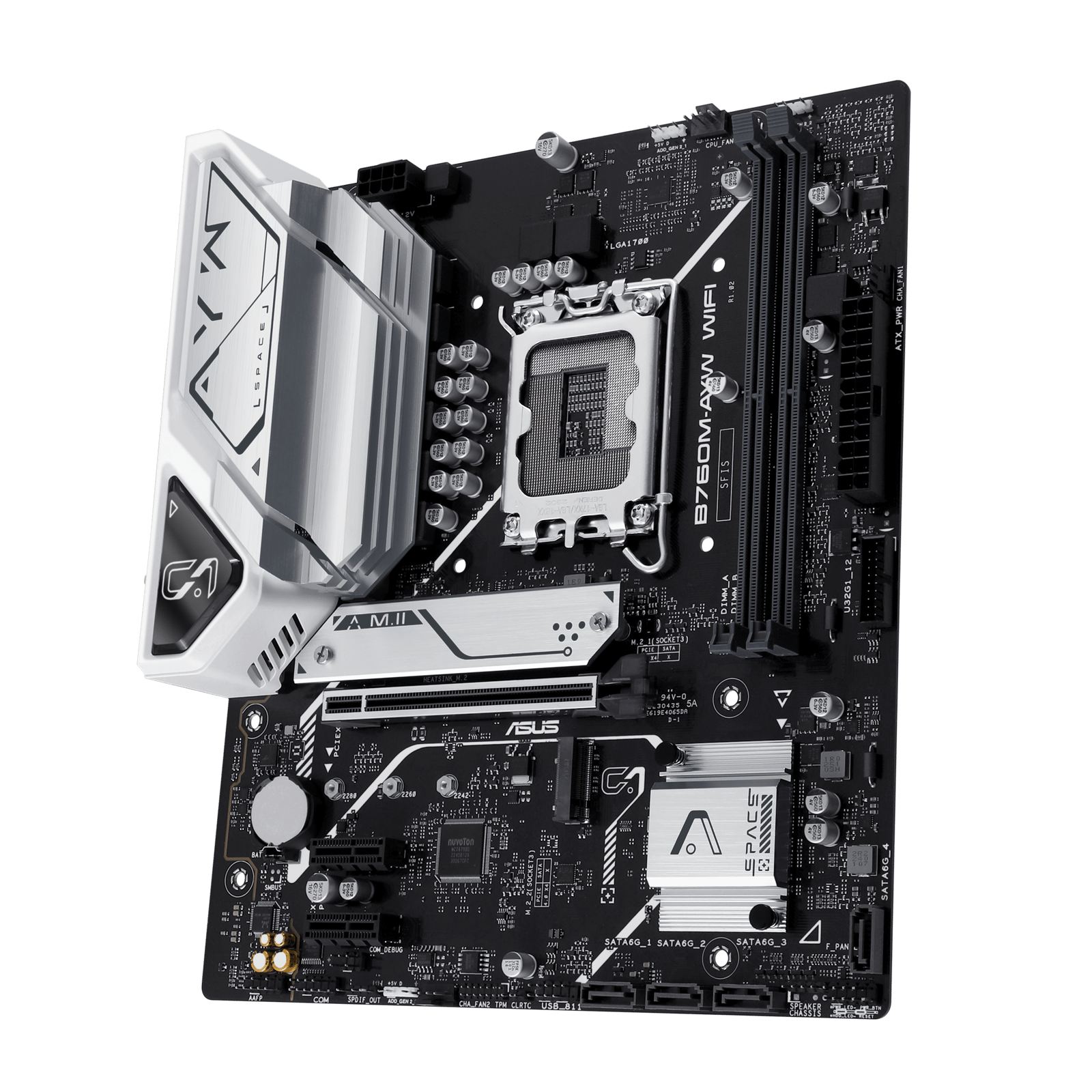 ASUS 華碩 B760M-AYW WIFI Micro-ATX 主機板 DDR5
