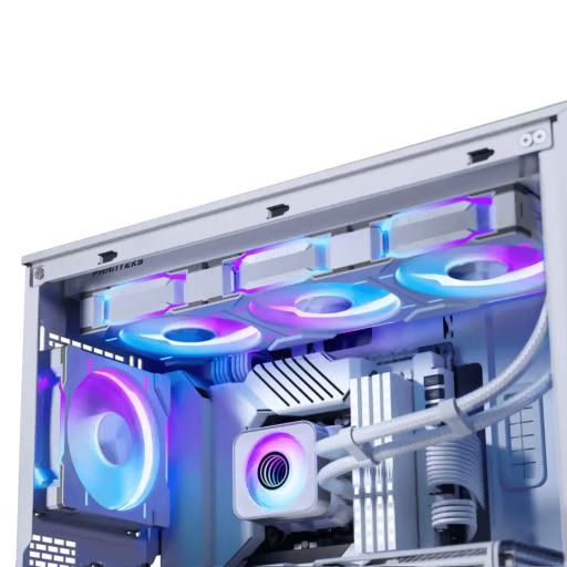 Phanteks 追風者 GALCIER ONE D30 X2 D-RGB 360mm 水冷散熱器 - White 白色