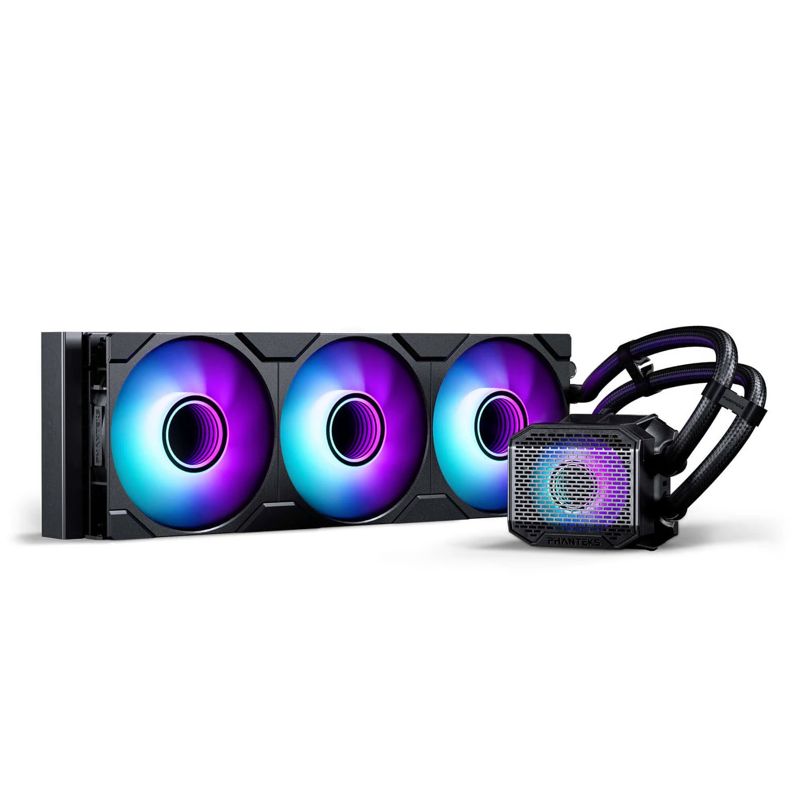 Phanteks 追風者 GALCIER ONE 360M25 GEN2 D-RGB 360mm 水冷散熱器 - Black 黑色