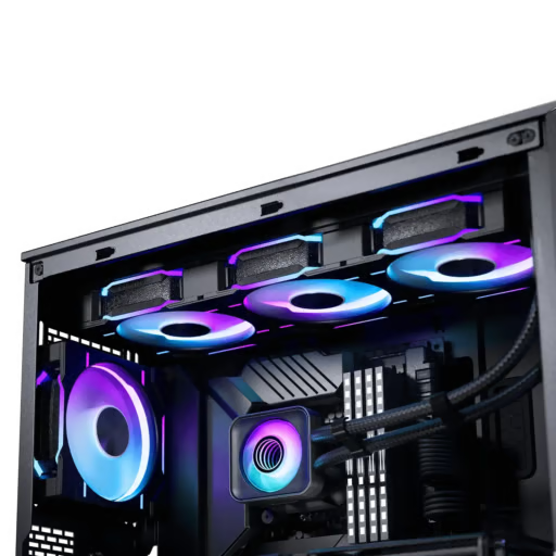 Phanteks GALCIER ONE D30 X2 D-RGB 360mm 水冷散熱器 - Black 黑色