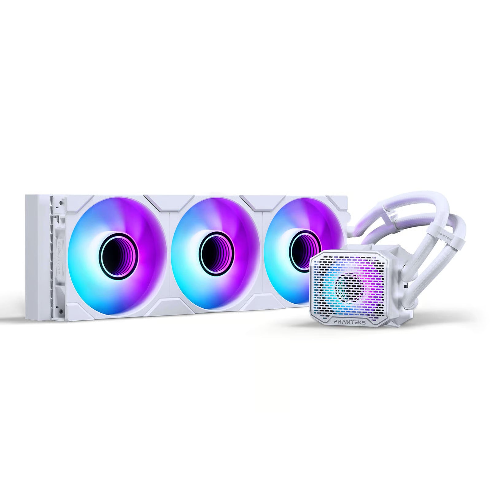 Phanteks 追風者 GALCIER ONE 360M25 GEN2 D-RGB 360mm 水冷散熱器 - White 白色