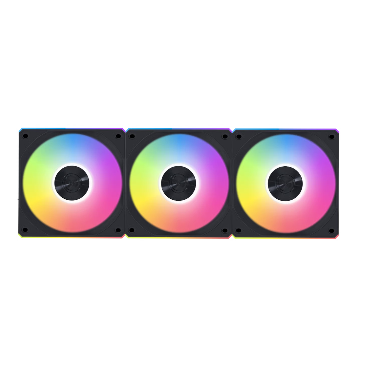 LIAN LI 聯力 UNI FAN CL Wireless Reverse Blade 120mm 3 in 1 反向風扇套裝 - Black 黑色