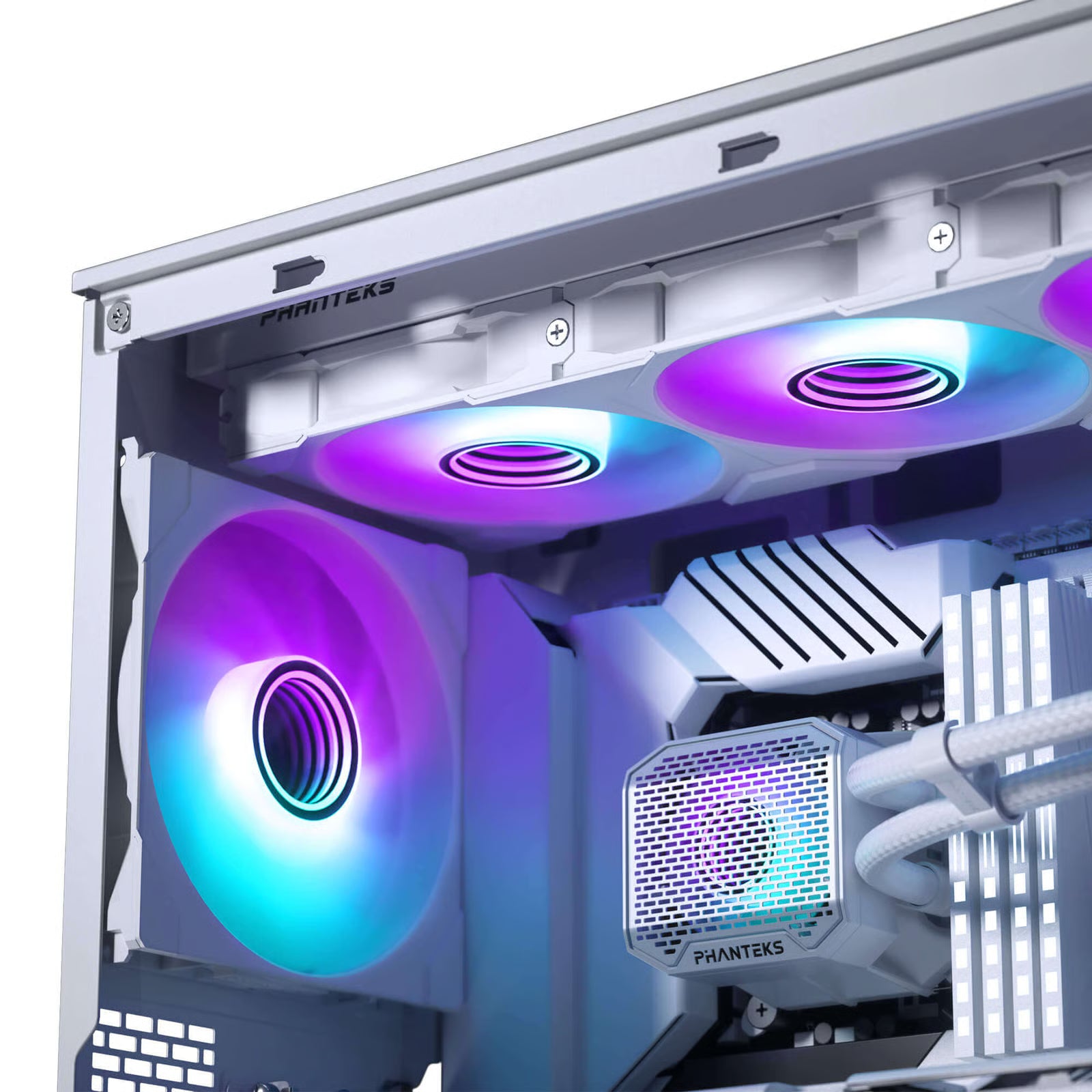Phanteks 追風者 GALCIER ONE 360M25 GEN2 D-RGB 360mm 水冷散熱器 - White 白色