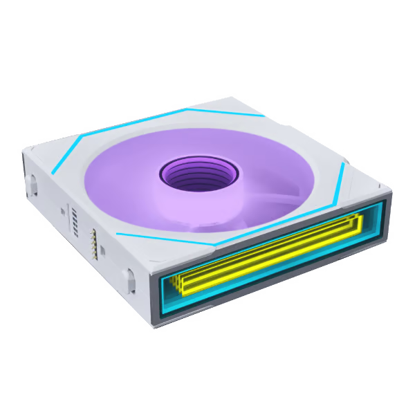 LIAN LI 聯力 UNI FAN SL-INF WIRELESS 120mm 單風扇 - White 白色 【沒有附控制器】