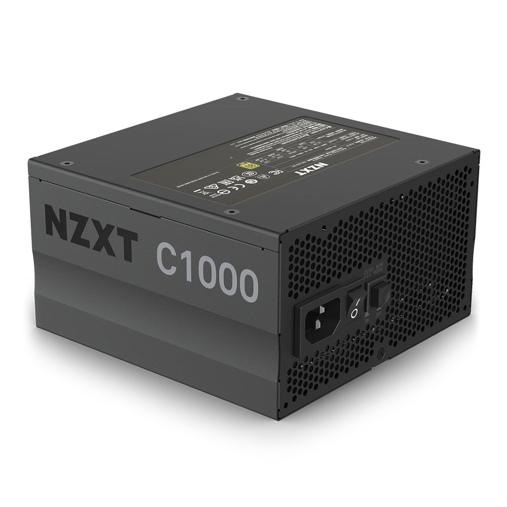 【父親節獻禮】NZXT C1000 1000W 全模組電源供應器 ATX 3.1 金牌  Black 黑色