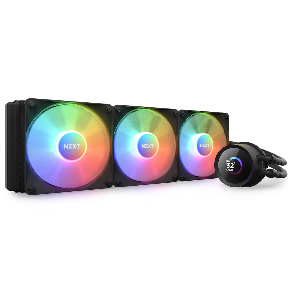 【父親節獻禮】NZXT Kraken 360 RGB 360mm 水冷散熱器 - Black 黑色