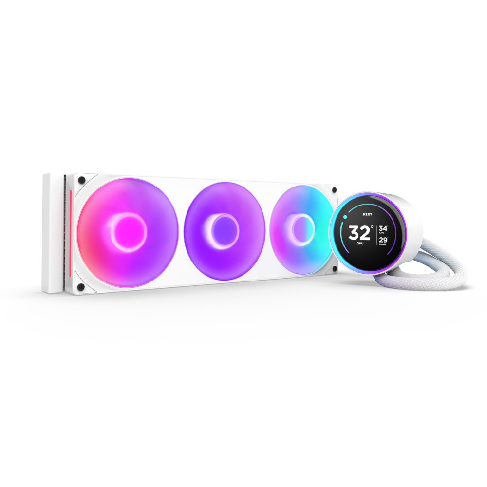 NZXT Kraken Elite 360 RGB /V2 360mm AIO liquid cooler (Black/WHITE)