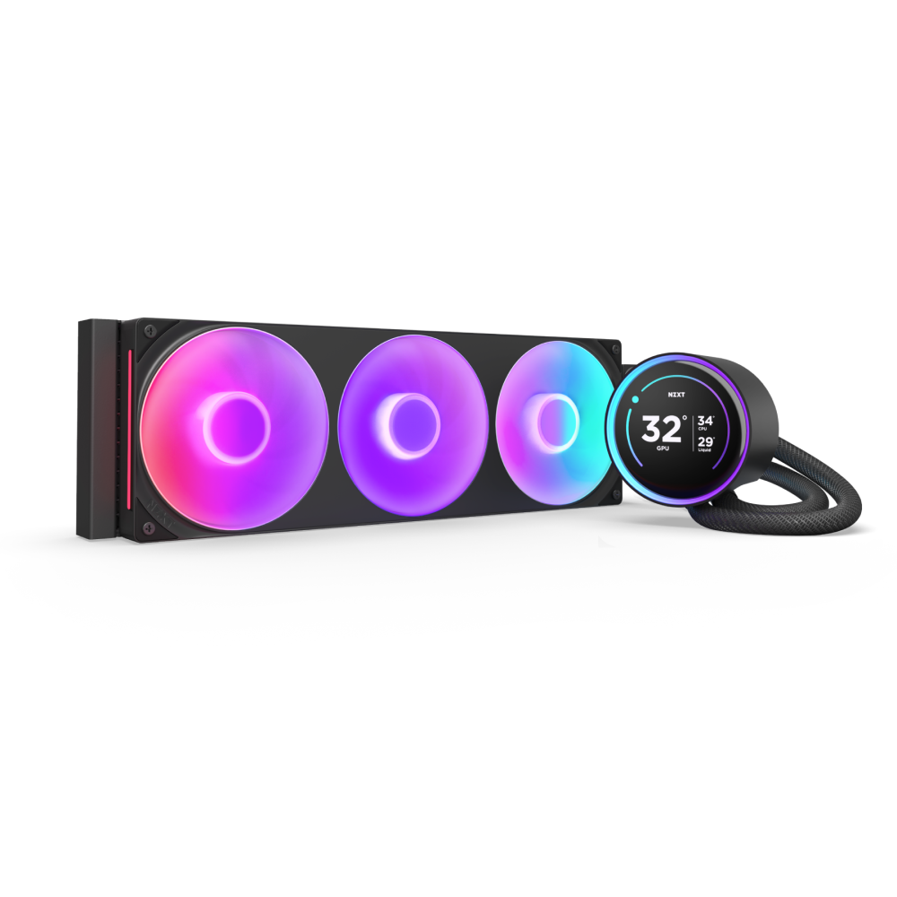 NZXT Kraken Elite 360 RGB /V2 360mm AIO liquid cooler (Black/WHITE)