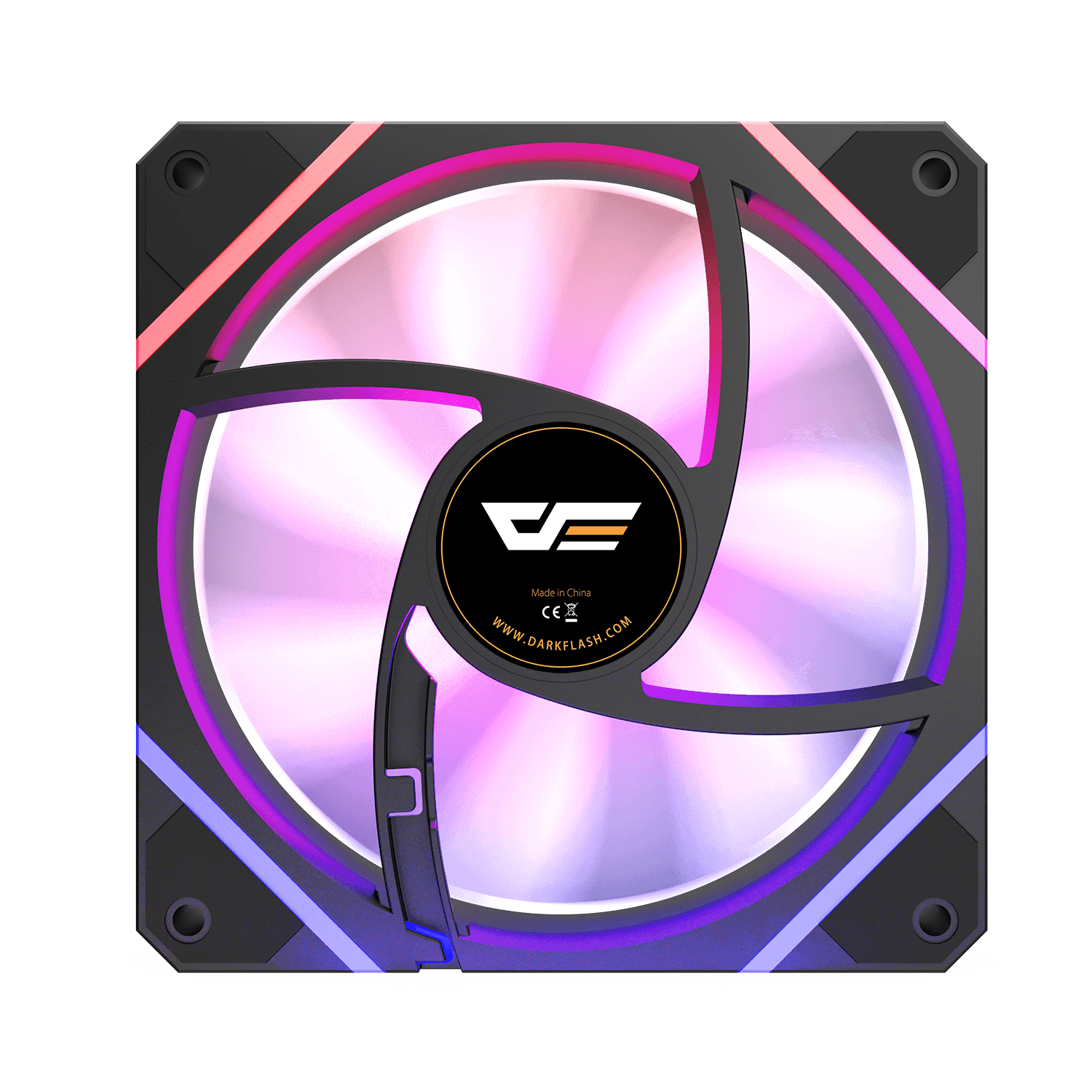 DarkFlash DM12 Pro PWM ARGB 機箱風扇 反向扇葉
