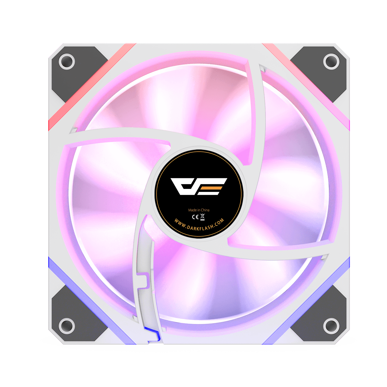 DarkFlash DM12 Pro PWM ARGB 機箱風扇 反向扇葉