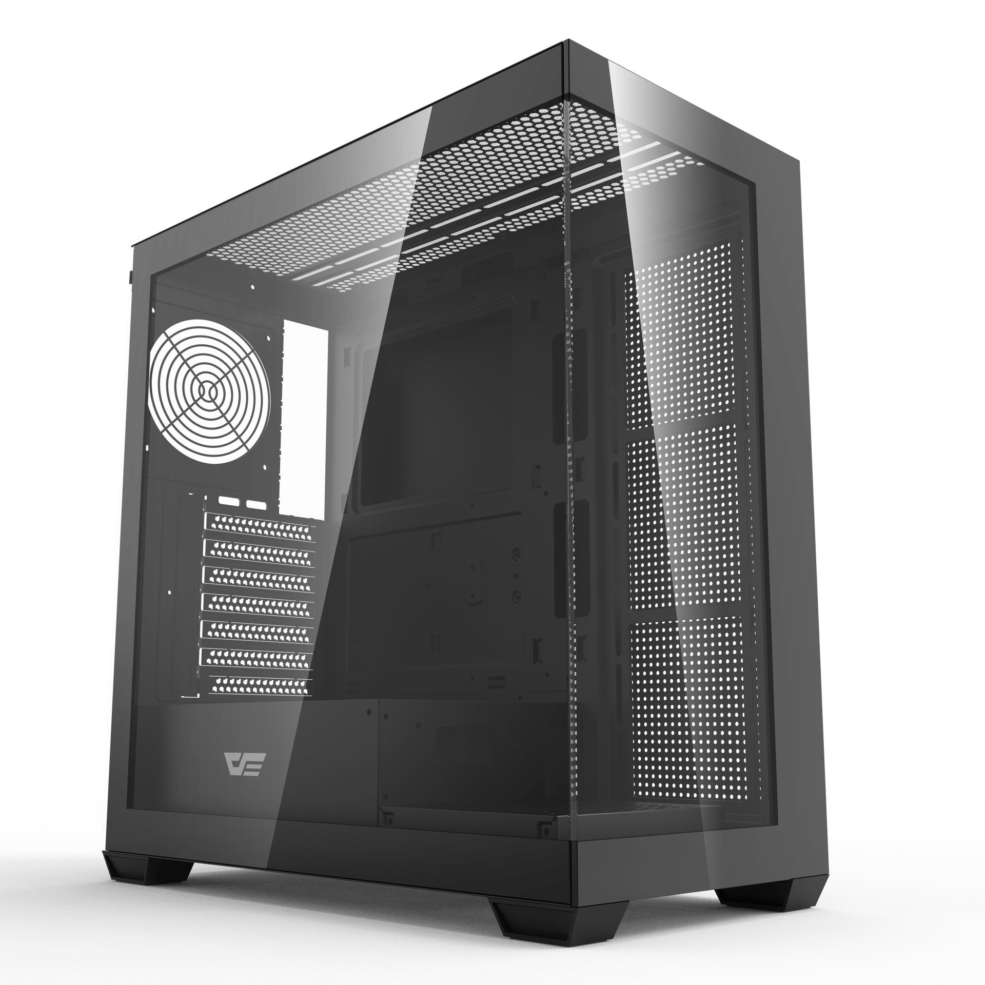 【跟四把風扇】DARKFLASH DS900 Glass窄身全海景 MID-TOWER ATX CASE