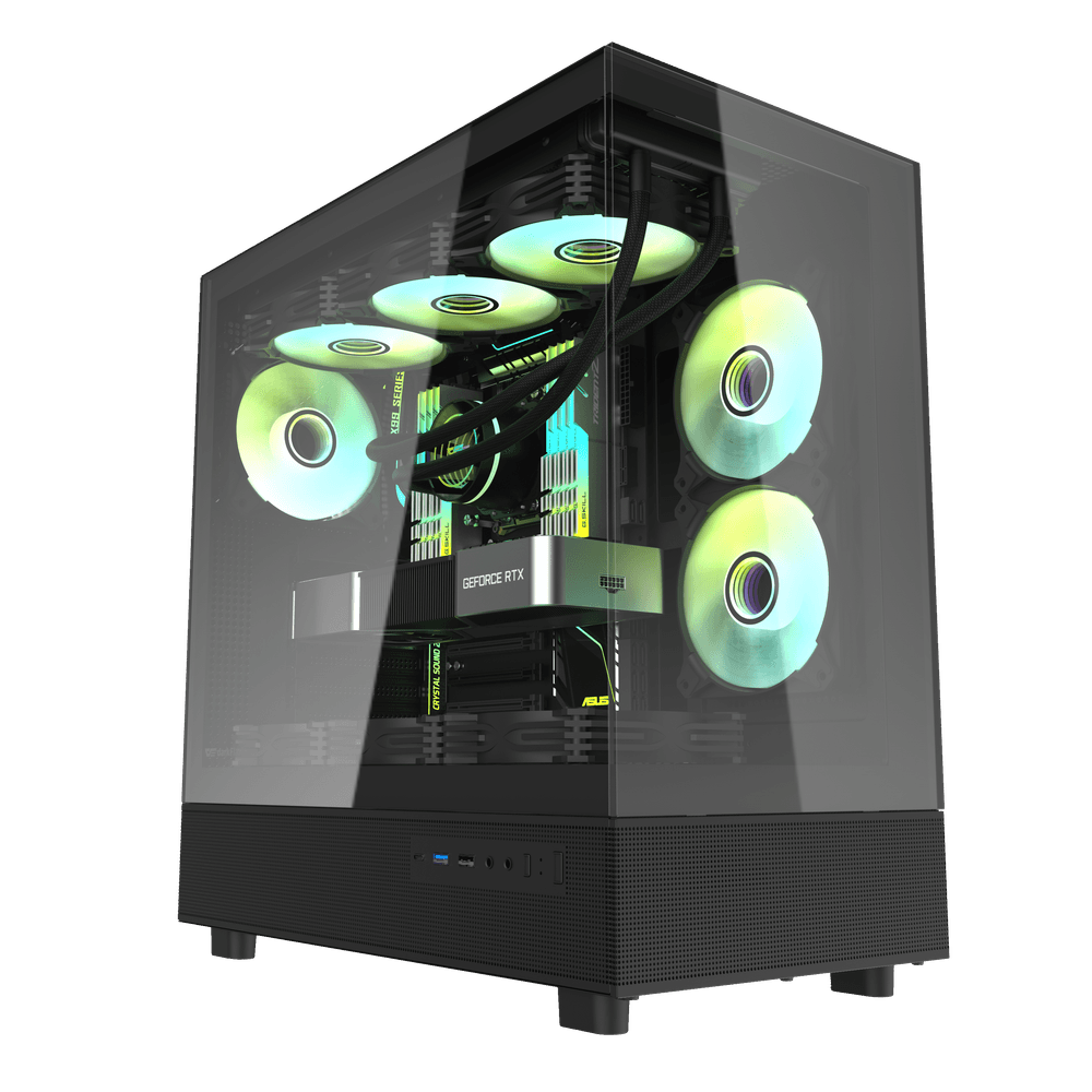 【預裝3把ARGB風扇】Darkflash DPX90 ATX 機箱