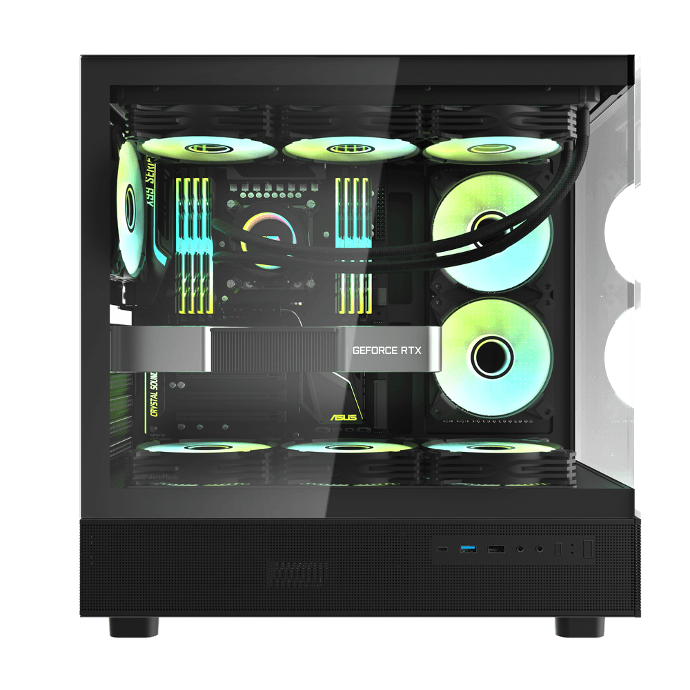 【預裝3把ARGB風扇】Darkflash DPX90 ATX 機箱