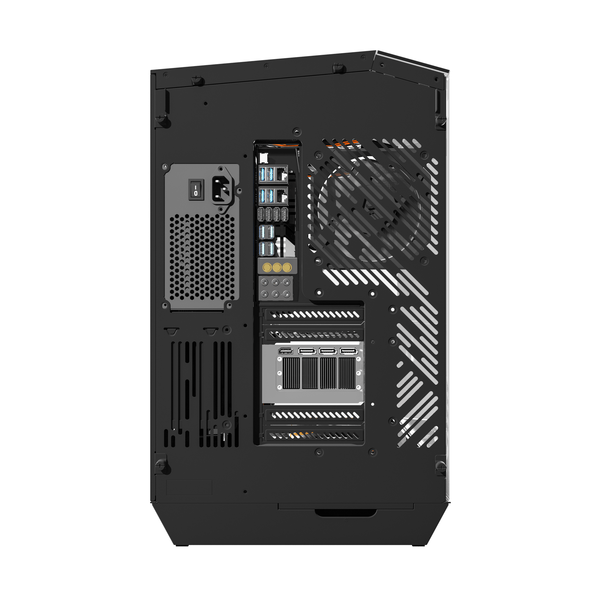 【預裝4把ARGB風扇】Darkflash DY470 ATX 機箱  【支援ATX背插底板】