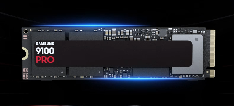 Samsung 9100 PRO PCIe 5.0 NVMe M.2 SSD 固態硬碟 (13300 MB/s) 含散熱片