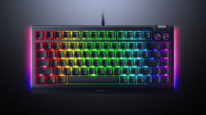 Razer BlackWidow V4 75% 電競遊戲鍵盤 (橘軸)