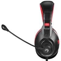 Marvo Scorpion H8321S 遊戲耳機,立體聲,靈活的全向麥克風,40 公釐音頻驅動器,入耳式音量控制,3.5 公釐連接,黑色