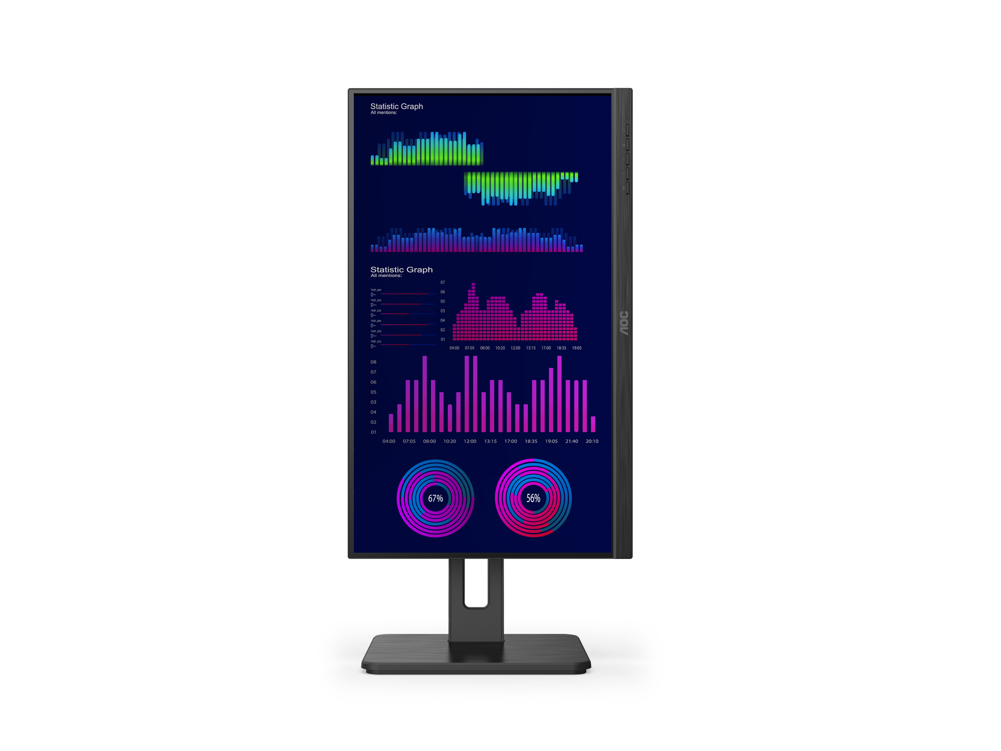 AOC 22P2Q 22" FHD IPS 75Hz Monitor 螢幕 102% sRGB 内建喇叭