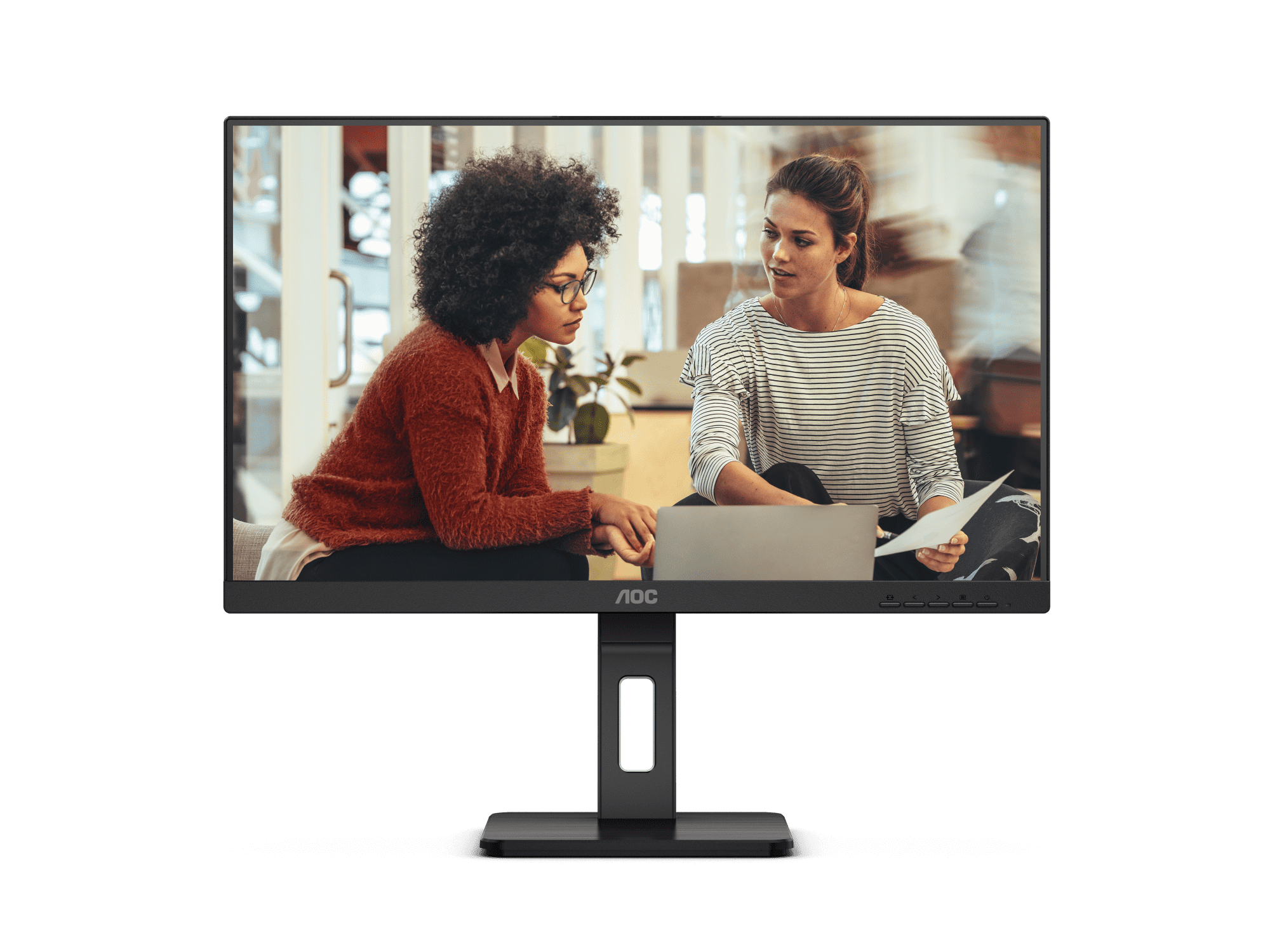 AOC 24E3QAF Monitor文書178°廣視角顯示器23.8 吋 IPS(1920 x 1080(FHD))低藍光