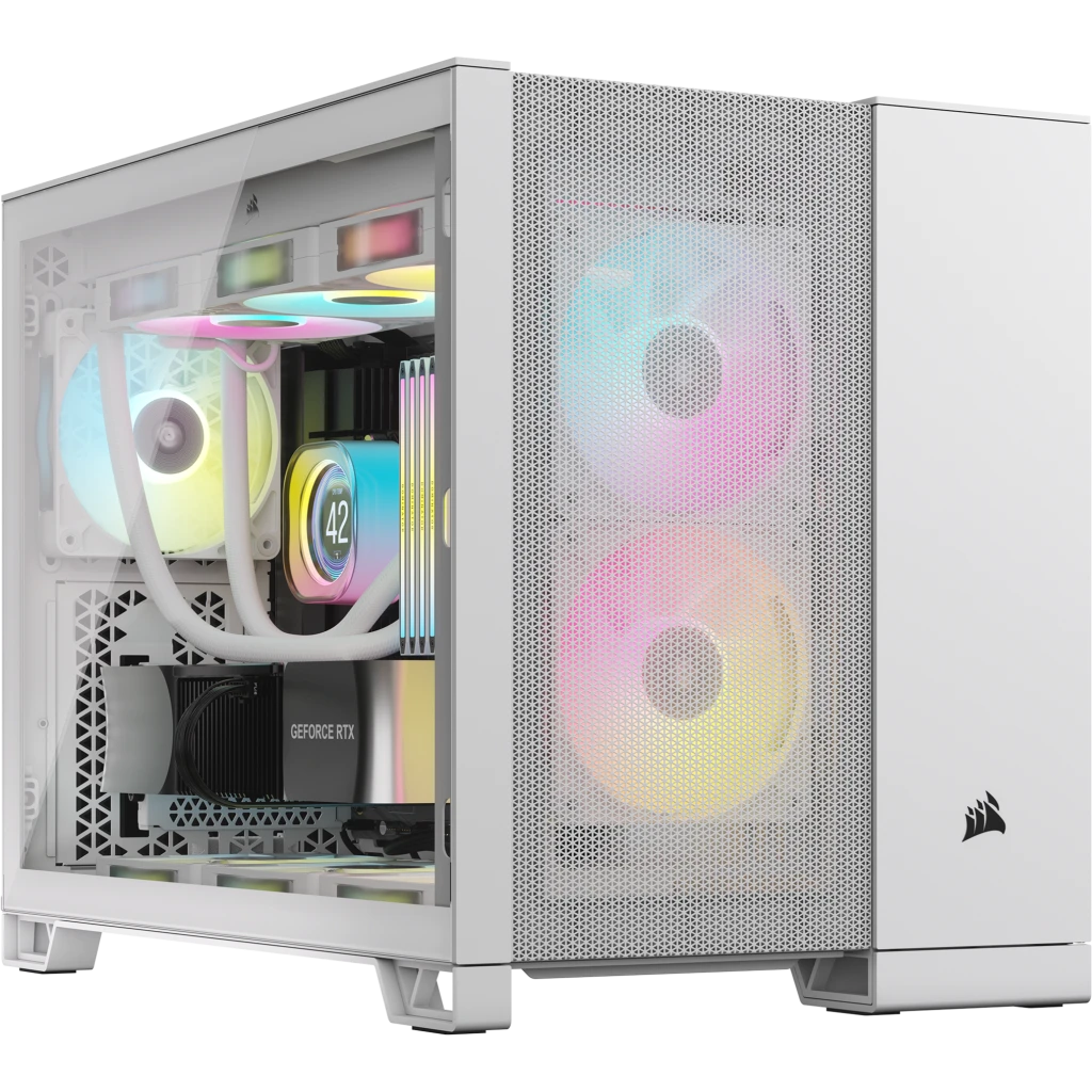 CORSAIR 2500D Airflow MATX 中塔機箱 強化玻璃 Dual Chamber