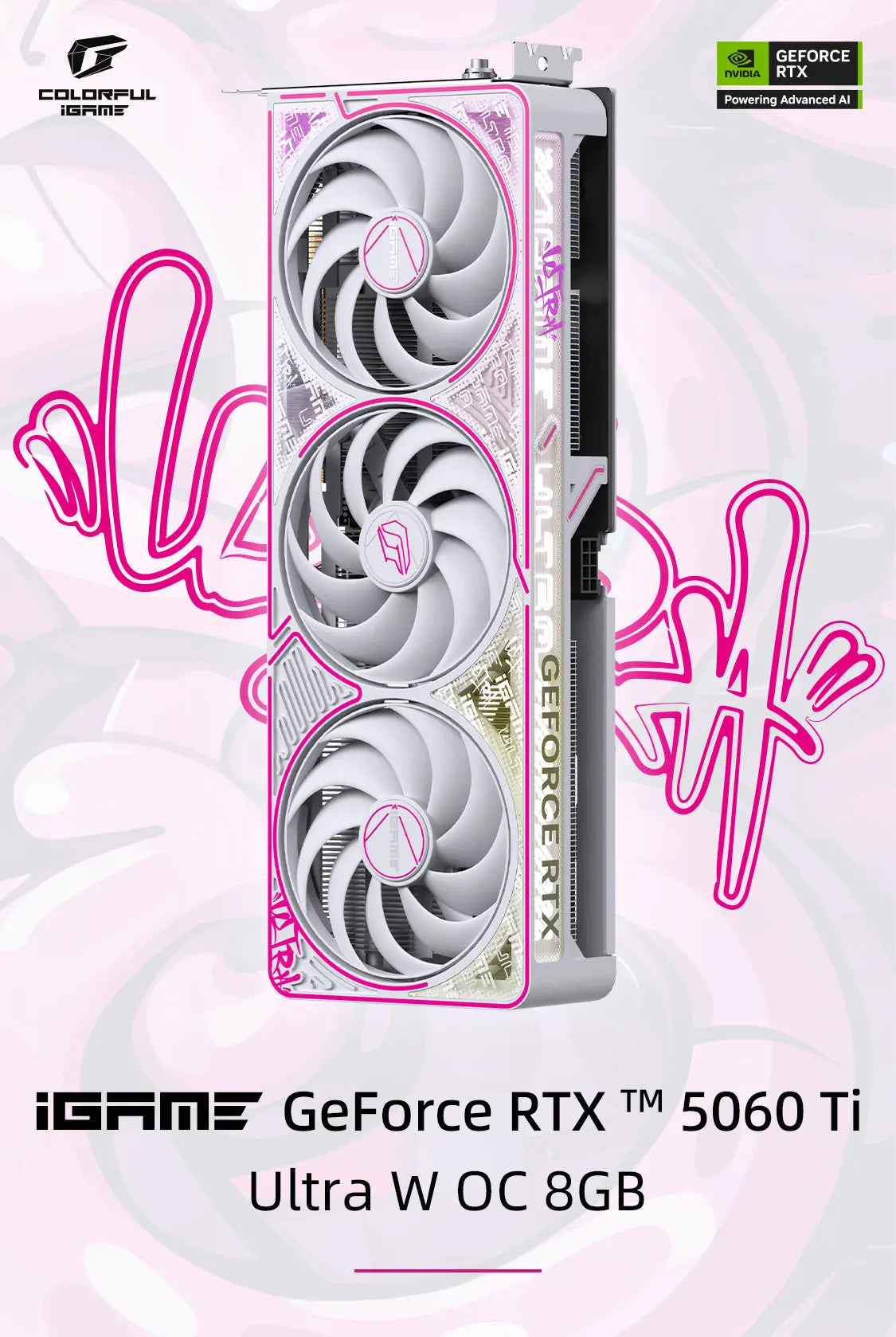 COLORFUL 七彩虹 iGame Ultra W OC GeForce RTX 5060 Ti  OC 顯示卡