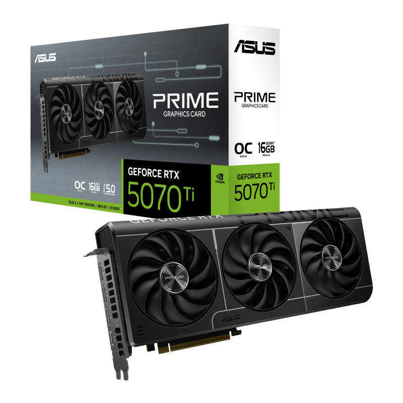 【本月熱賣】ASUS 華碩 PRIME GeForce RTX 5070 TI 16GB GDDR7 OC 顯示卡