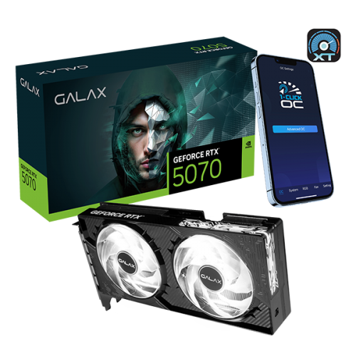【父親節獻禮】GALAX GeForce RTX 5070 1-Click OC 顯示卡 GDDR7