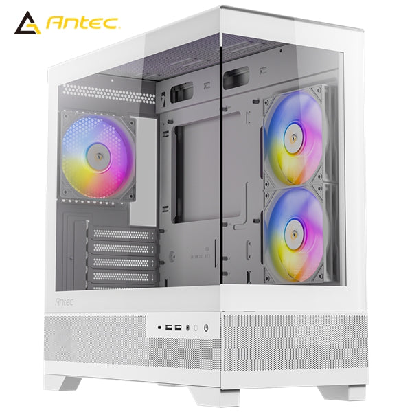 (內附3隻風扇)Antec CX500M RGB MATX 電競機箱 黑/白