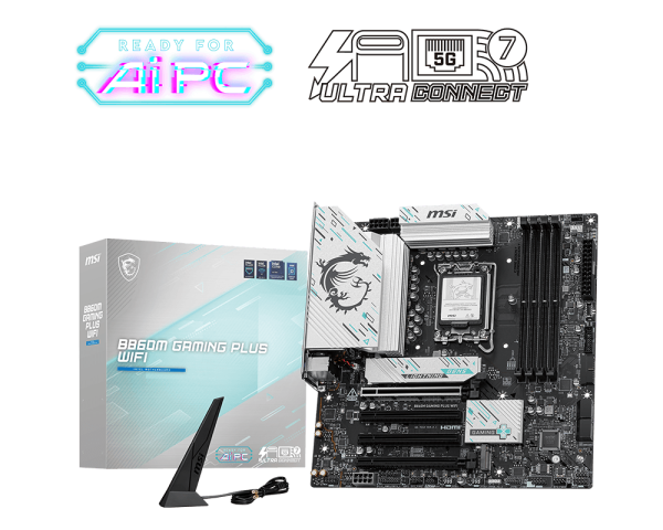 MSI 微星 B860M GAMING PLUS WIFI MATX 主機板