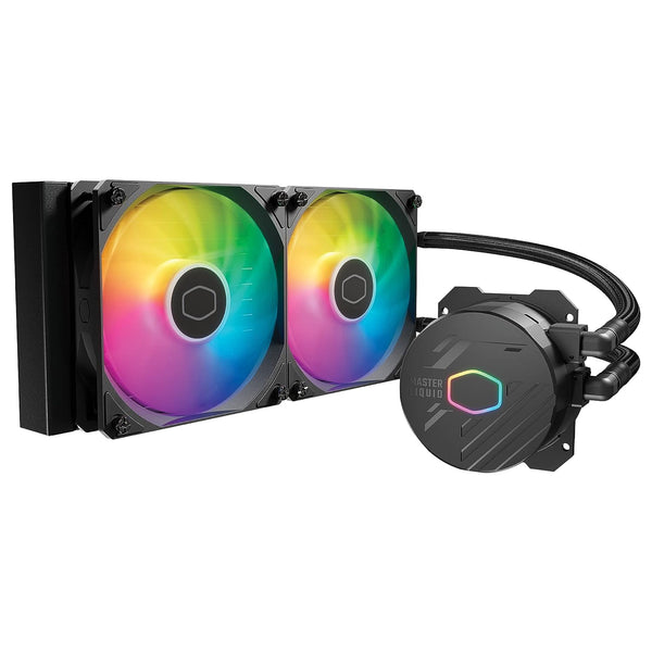 【父親節獻禮】Cooler Master MasterLiquid ML240L Core ARGB 水冷散熱器 黑 / 白