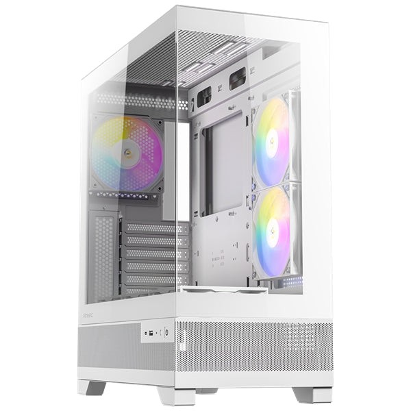 (內附3隻風扇)Antec CX500M RGB MATX 電競機箱 黑/白