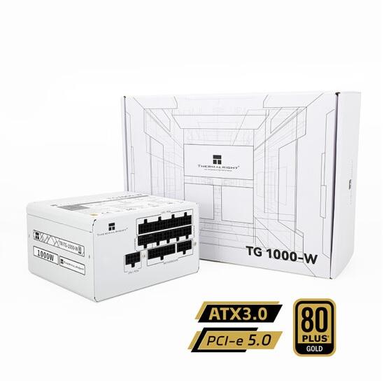 【父親節獻禮】Thermalright TG1000 1000W 80Plus Gold 金牌 全模組 主機電源 (五年保用)