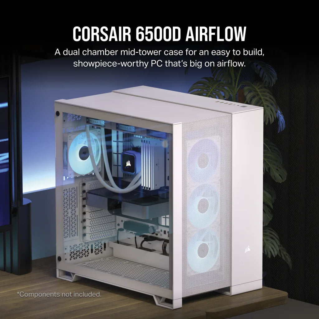 CORSAIR 6500D Airflow EATX 中塔機箱 強化玻璃 Dual Chamber