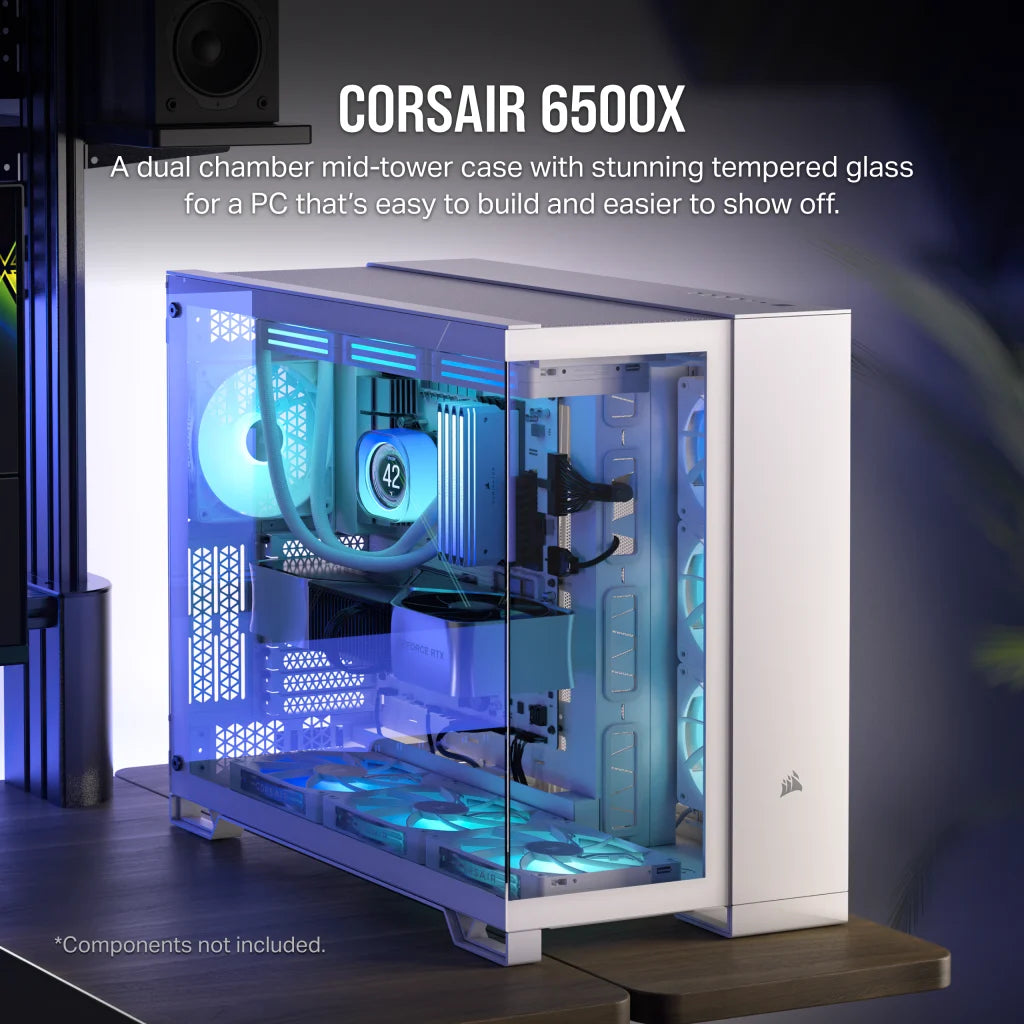 CORSAIR 6500X EATX 中塔機箱 強化玻璃 Dual Chamber