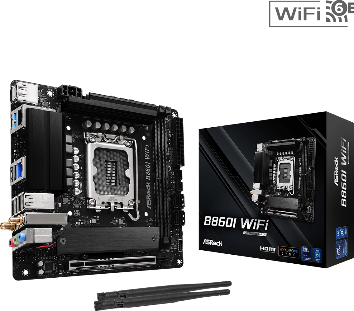 ASRock 華擎 B860I WiFi ITX 主機板